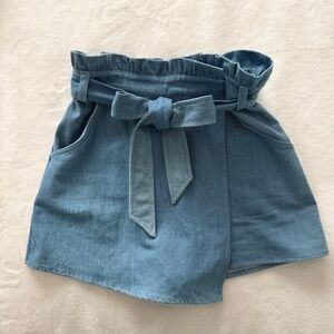 AMERICAN THREADS skirt / skort with paper-bag waist- size Med